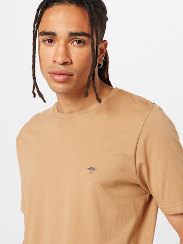 FYNCH-HATTON Regularny krój Koszulka w kolorze beżowy