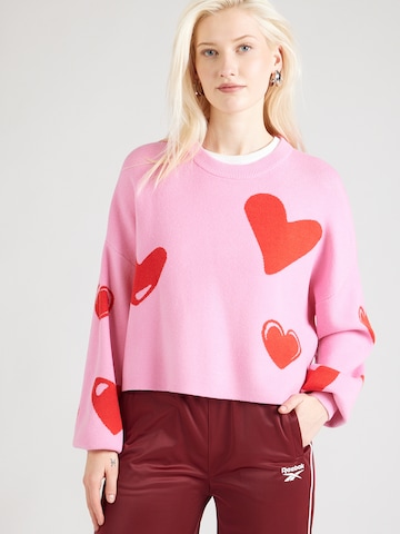 Noisy may Pulóver 'NMSHYLA' - rózsaszín: elől