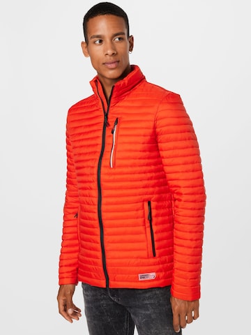 Superdry Between-season jacket 'Fuji' in Orange: front