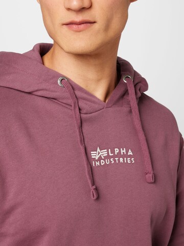 ALPHA INDUSTRIES Mikina – červená