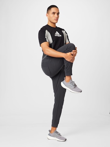 ADIDAS SPORTSWEAR Slim fit Workout Pants 'Real Madrid Chinese Story' in Grey