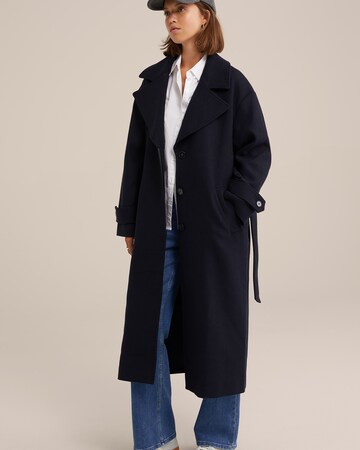 WE Fashion Between-seasons coat in Blue