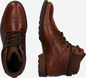 BULLBOXER Lace-Up Boots in Brown