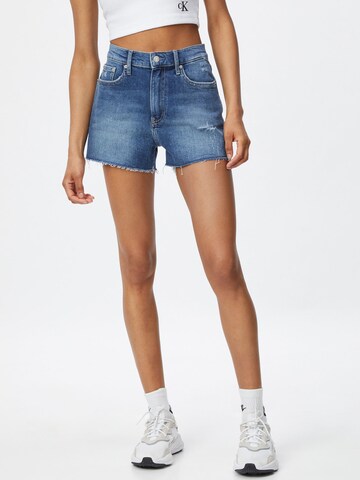 Calvin Klein Jeans Regular Shorts in Blau: predná strana