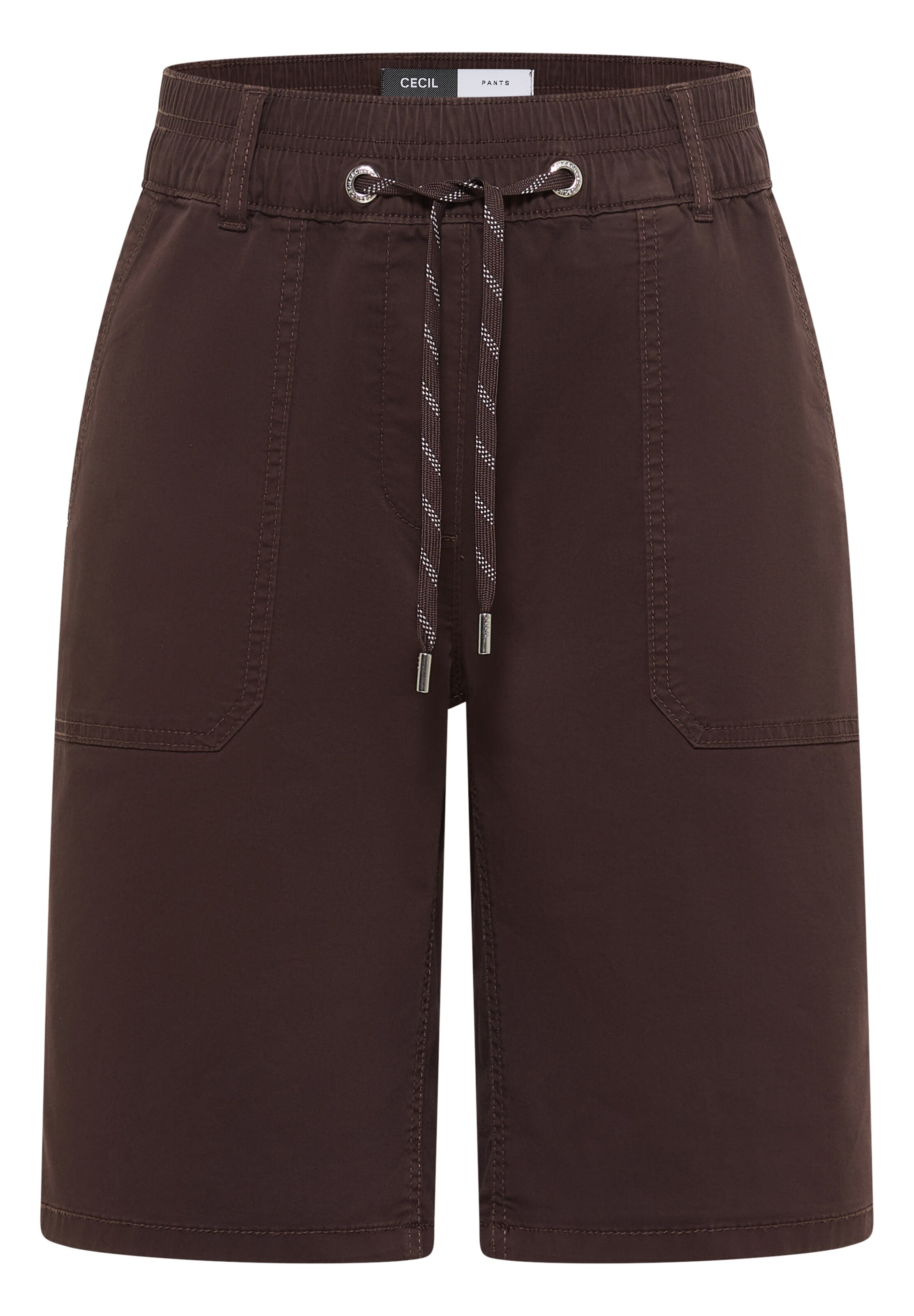 CECIL Regular Pants in Brown: front