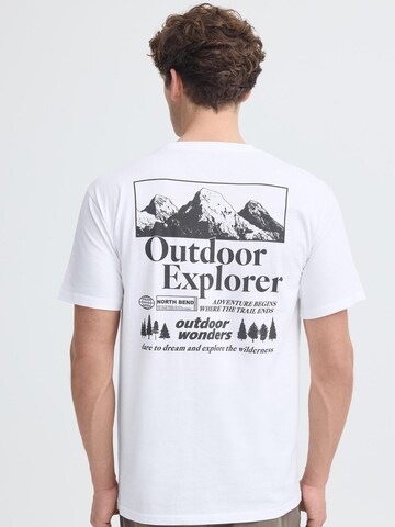 T-Shirt ' NBKunt ' North Bend en blanc