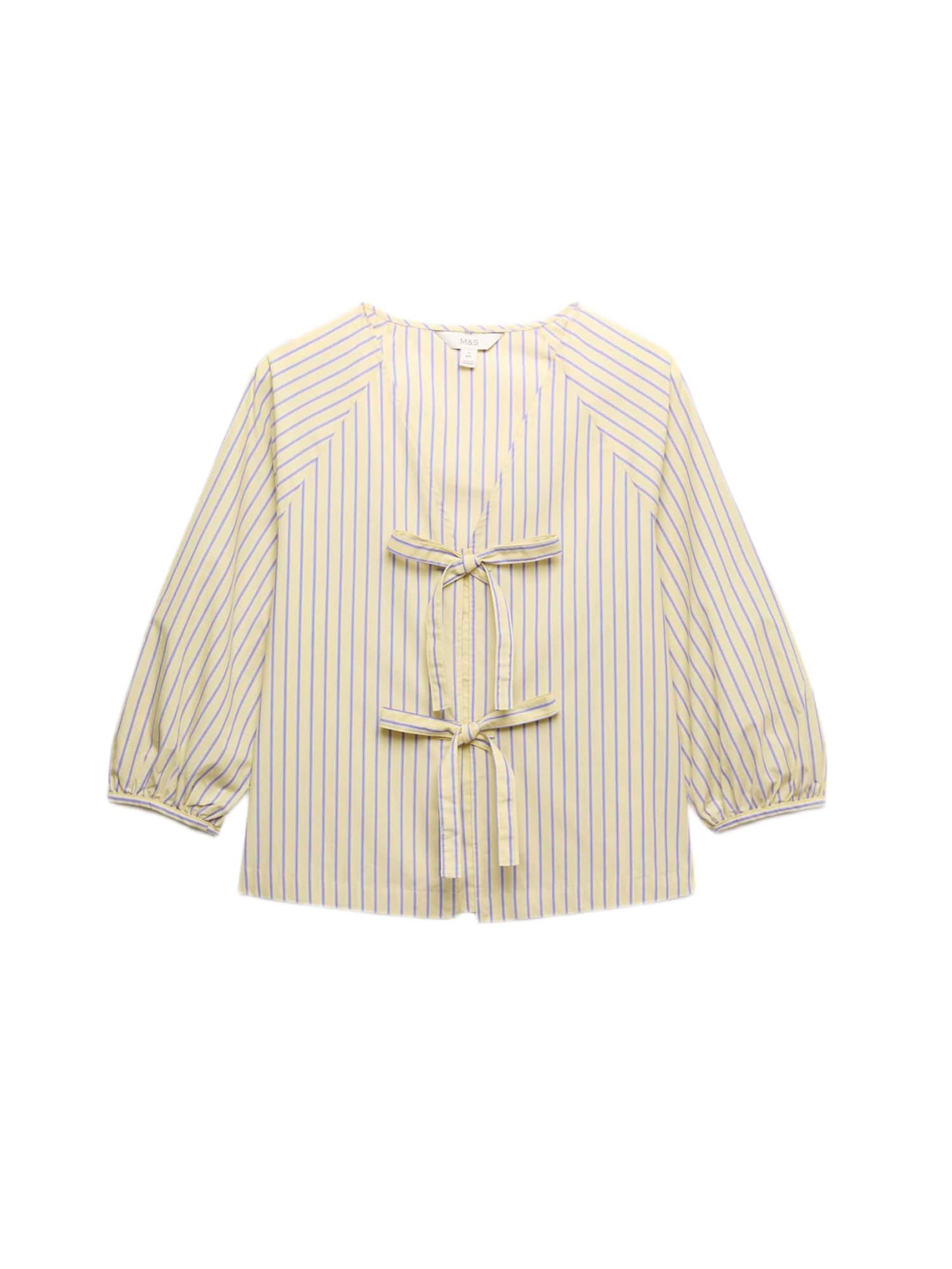 Camicia da donna di Marks & Spencer in giallo: frontale