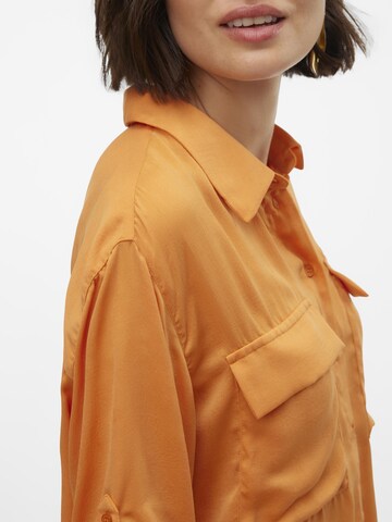 Chemisier 'VMFabiana' VERO MODA en orange
