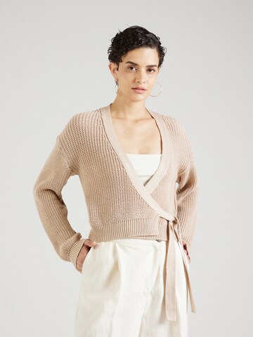 ABOUT YOU Strickjacke 'Selina' in Beige: predná strana