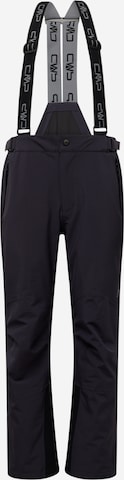 CMP - regular Pantalón de montaña en negro: frente