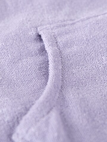 TOM TAILOR Long Bathrobe in Purple
