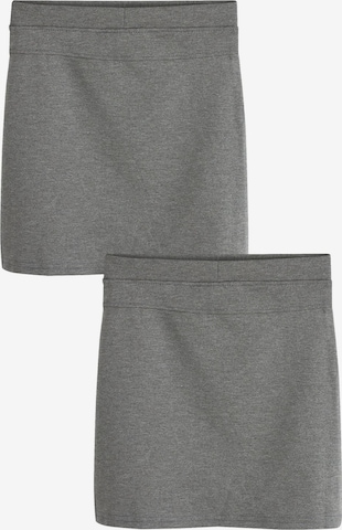 Next - Falda en gris: frente