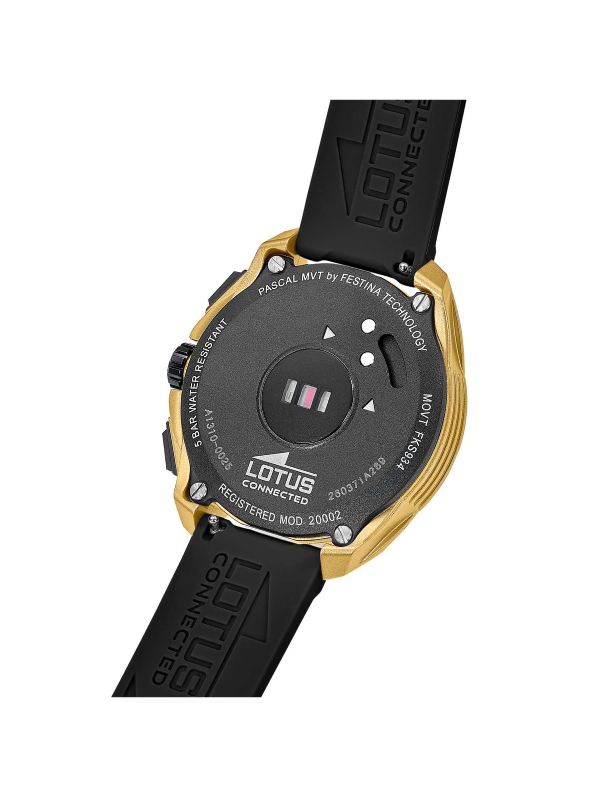 Montre digitale Lotus en noir