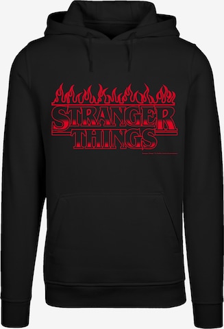 F4NT4STIC Sweatshirt 'Stranger Things Netflix TV Series' in Zwart: voorkant