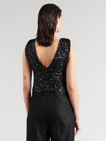 Gina Tricot Top | črna barva