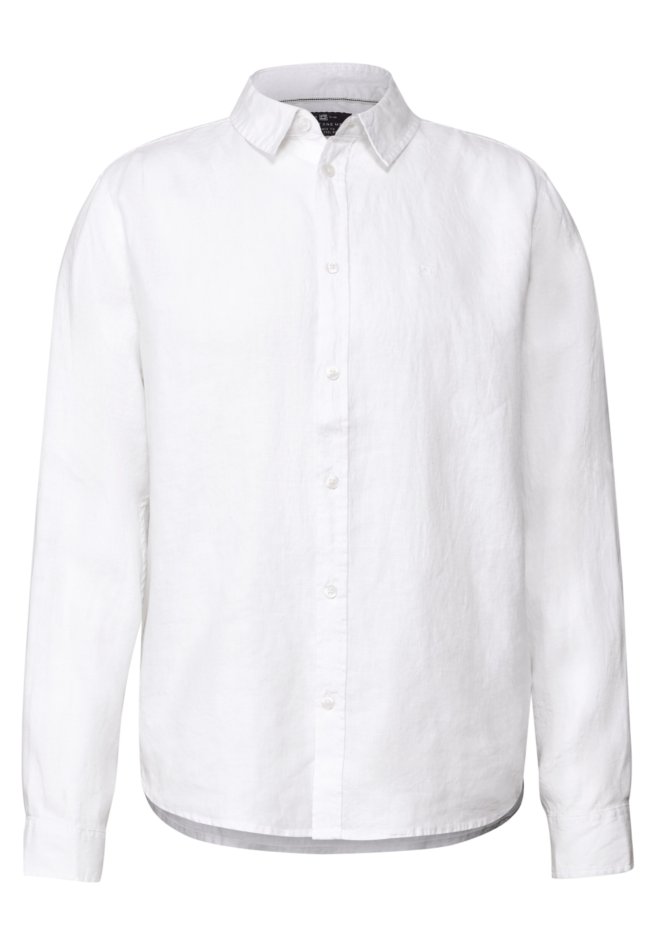 Street One MEN Button Up Shirt in White: front