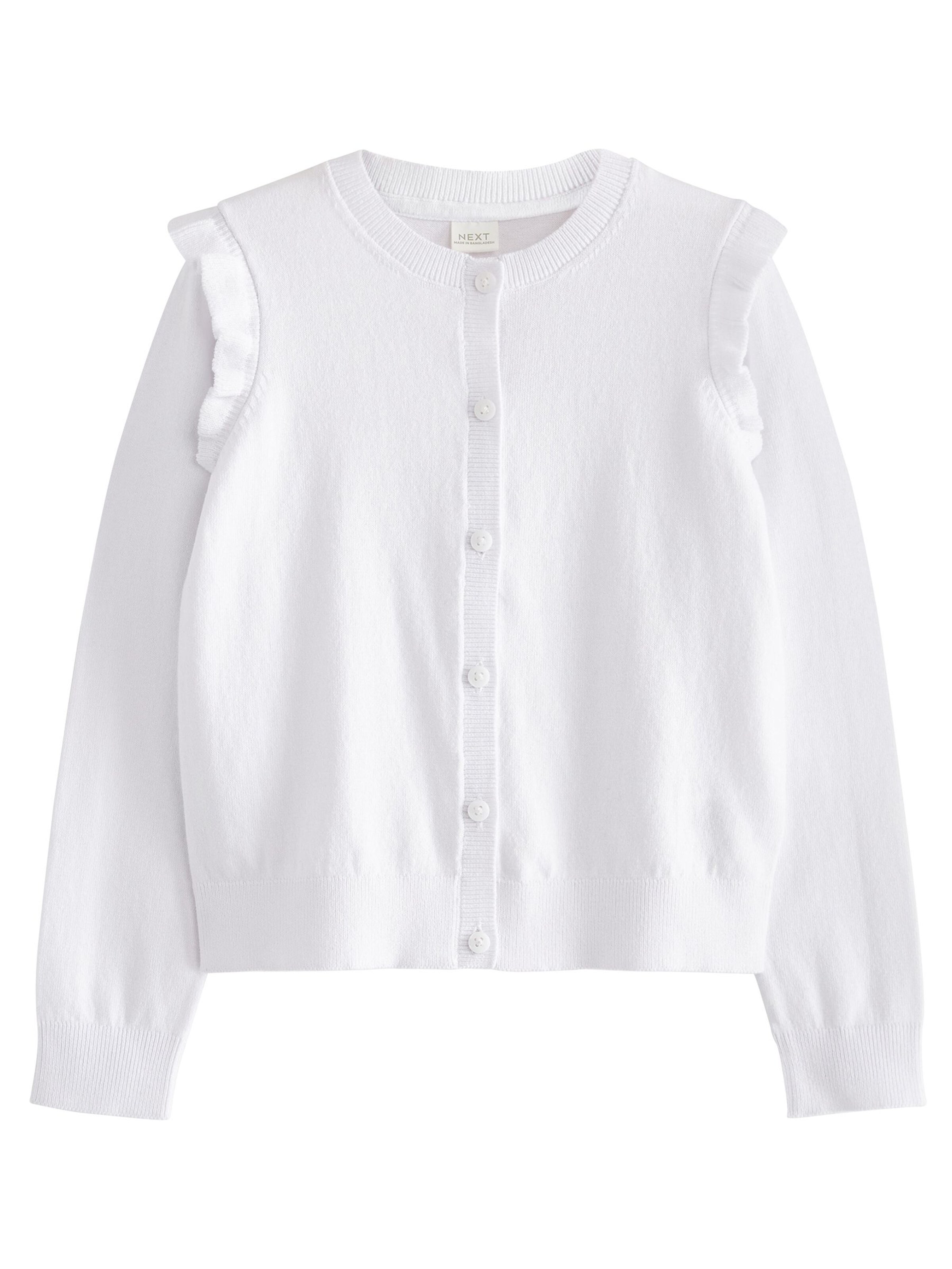 Next Вязаная кофта в Белый: спереди