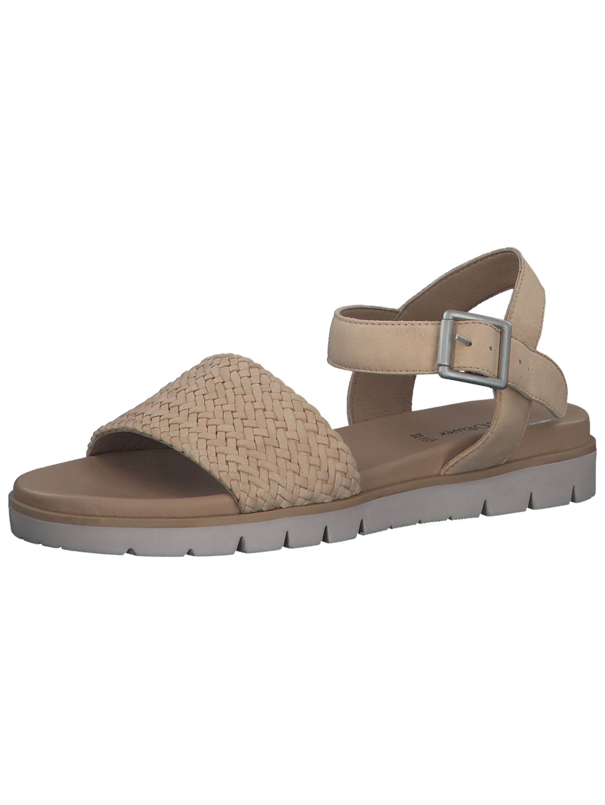 s.Oliver Sandale in Beige: Vorderseite