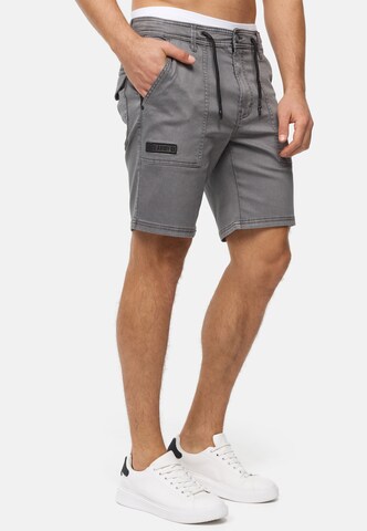 Regular Pantalon 'Diago' INDICODE JEANS en gris