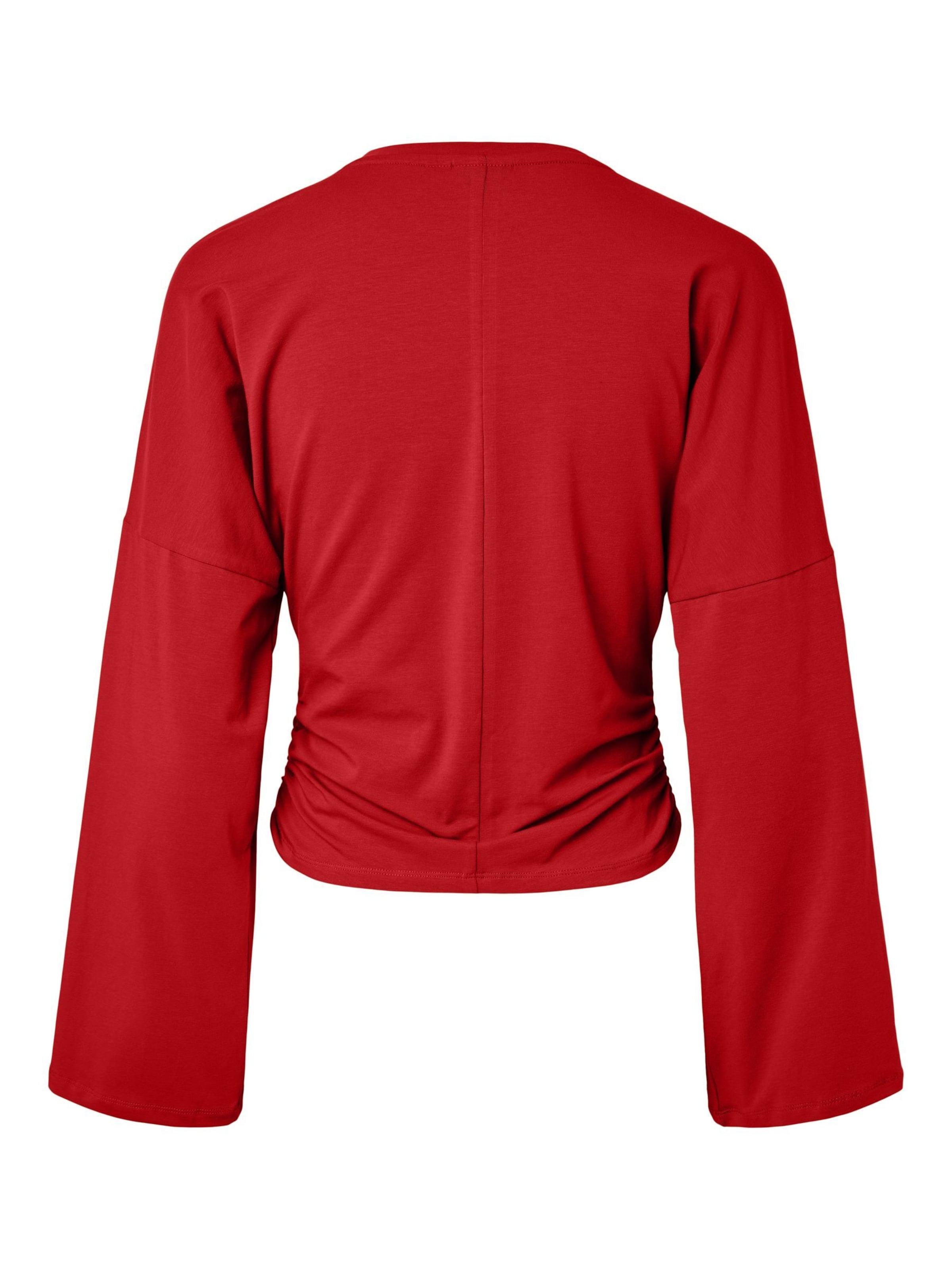 PIECES Shirt 'PCAlli' in Rot