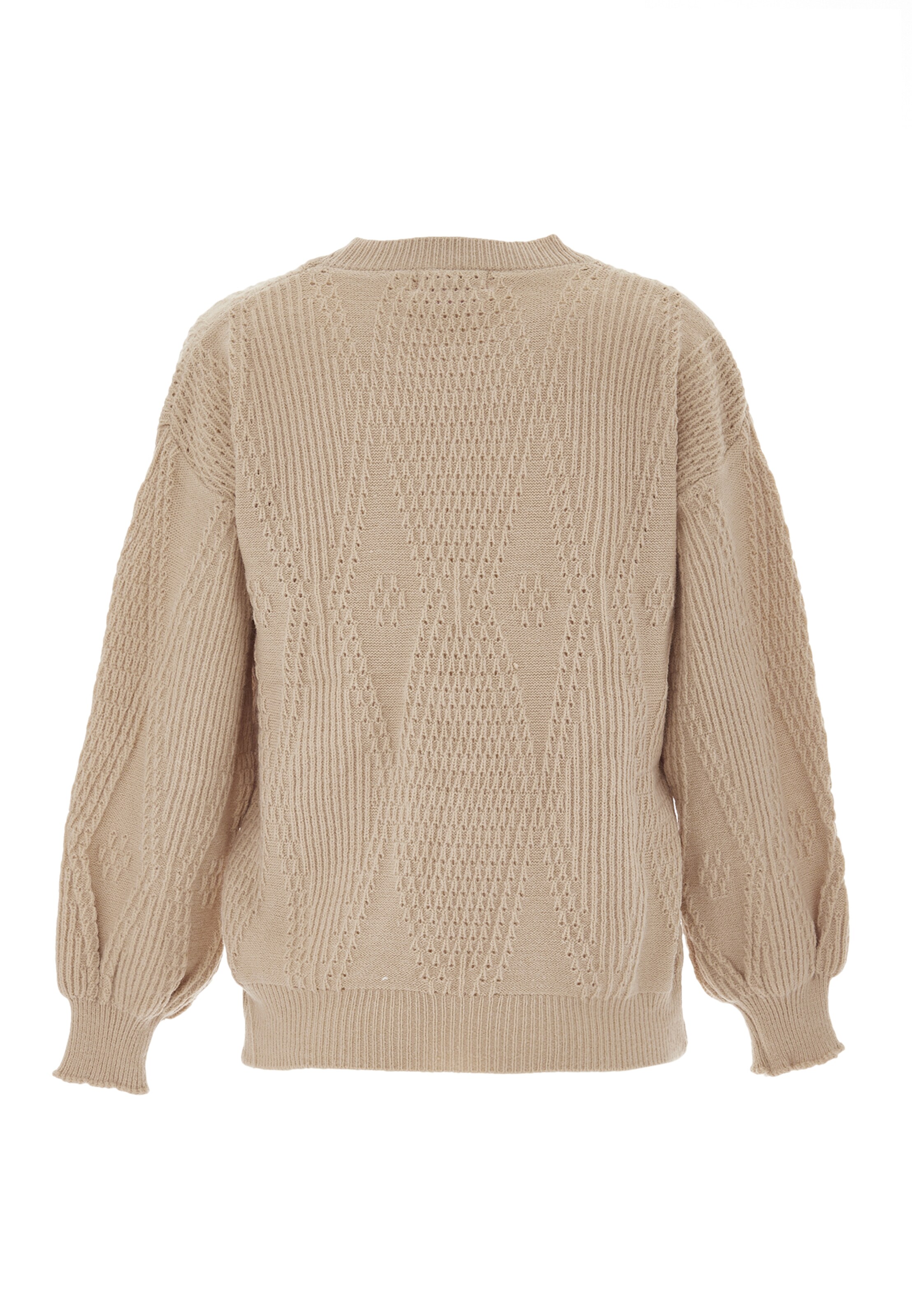 Pull-over swirly en beige