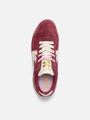 Kaotiko Sneakers laag 'Seattle' in Rood