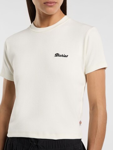 Tricou 'LEWISTOWN' de la DICKIES pe alb