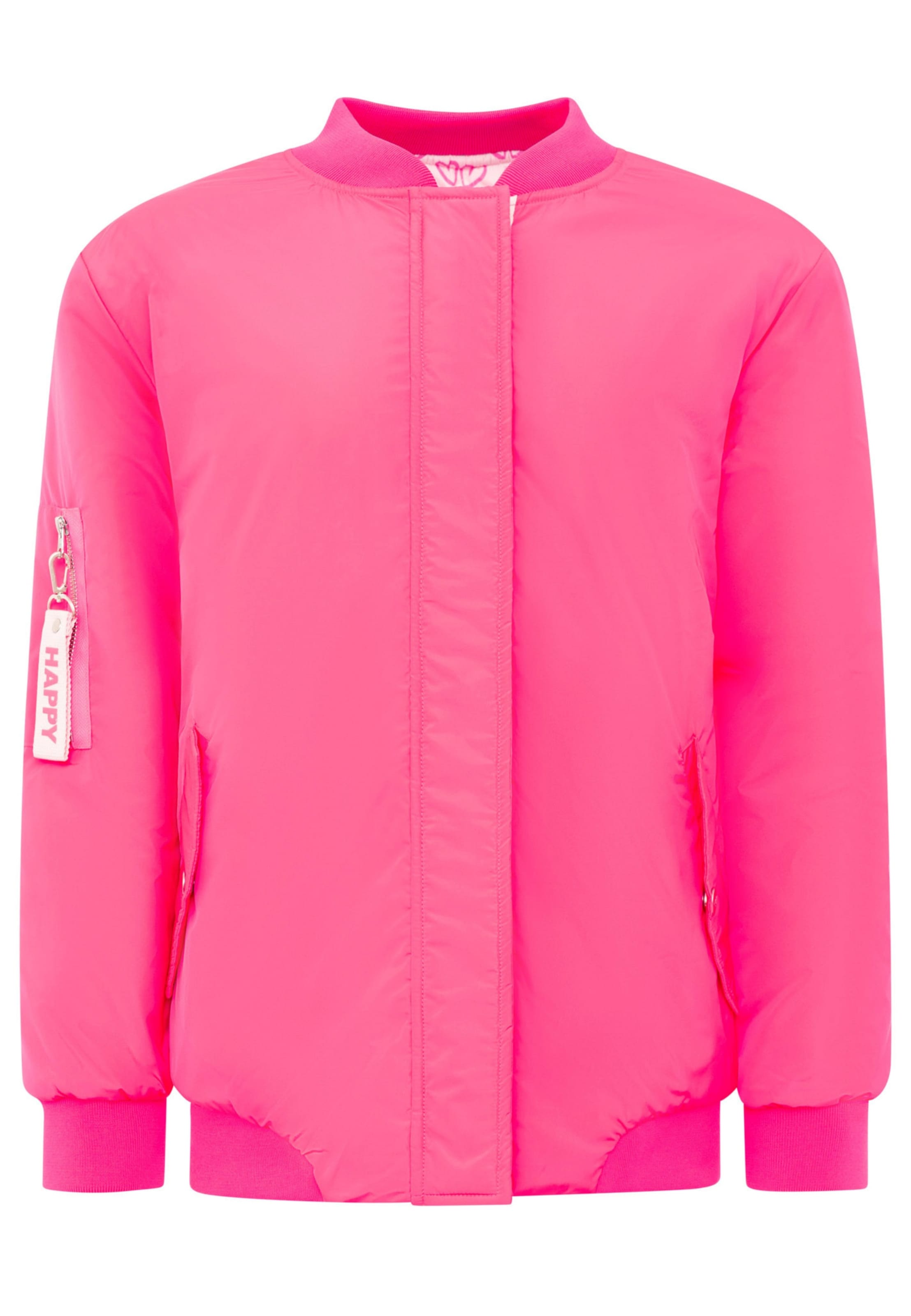 Veste outdoor Zwillingsherz en rose : devant