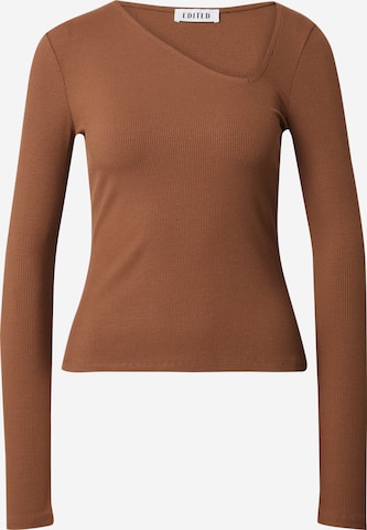 T-shirt 'Rufina' EDITED en marron : devant