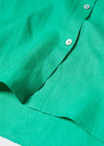 MANGO Bluza 'Pai' | zelena barva