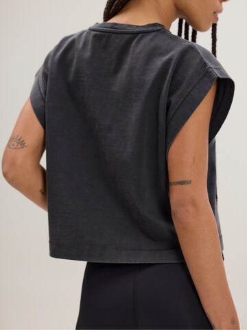 Hey Honey - Camiseta talla grande 'Cropped' en negro