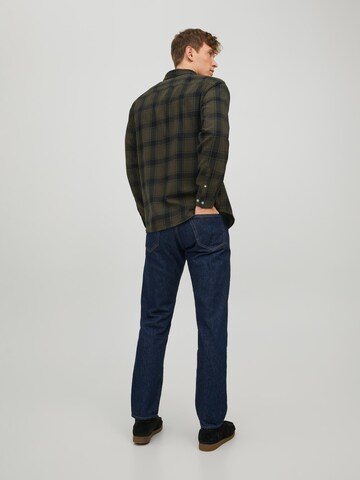JACK & JONES Klasický střih Košile 'JJEGingham' – zelená