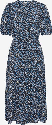 b.young Midikleid mit Allover Print in Blau: predná strana