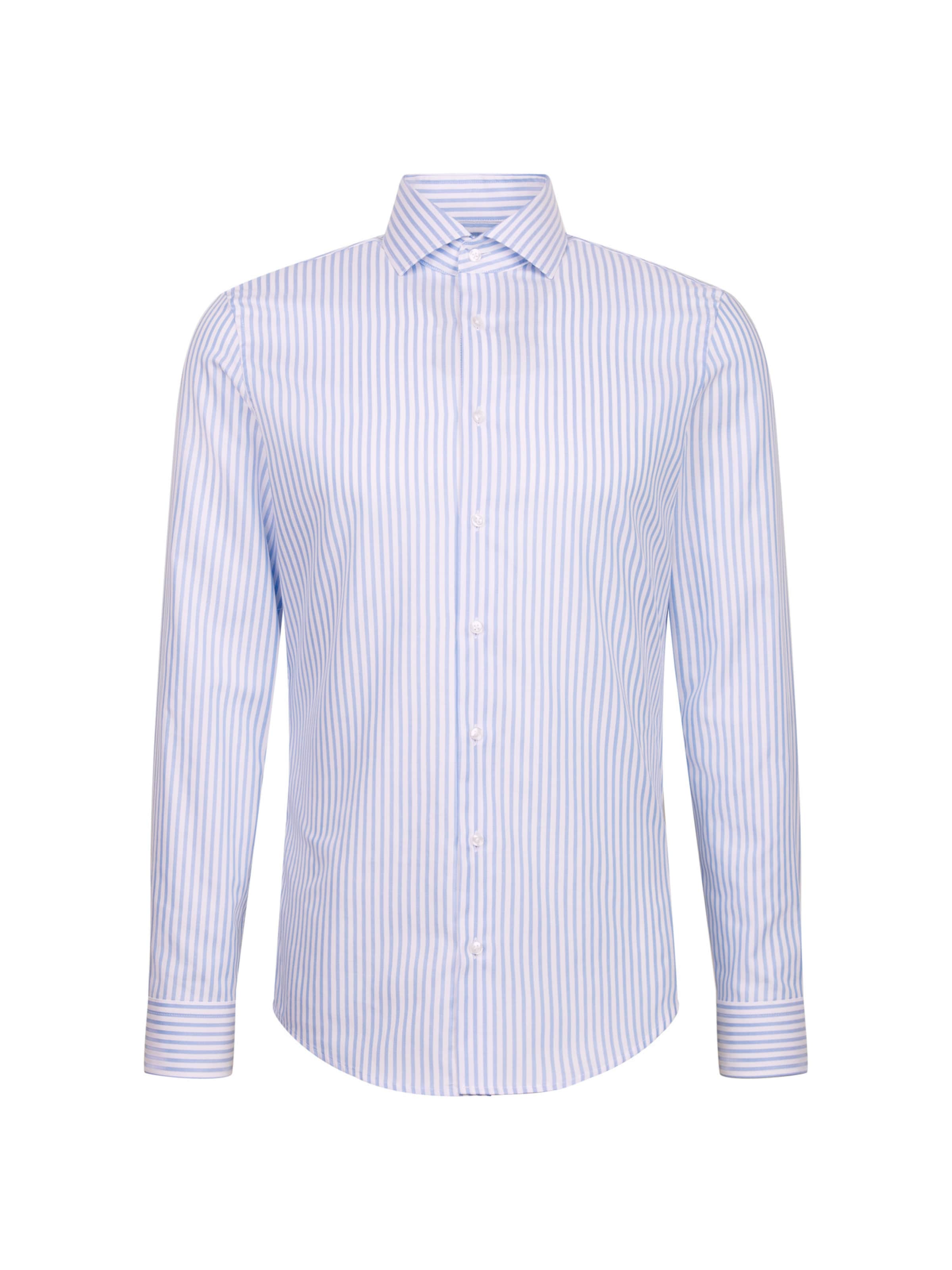 SEIDENSTICKER Zakelijk overhemd 'SMART CLASSICS' in de kleur Lichtblauw / Wolwit, Productweergave