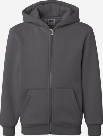 Urban Classics Sweatjacke in Grau: Vorderseite