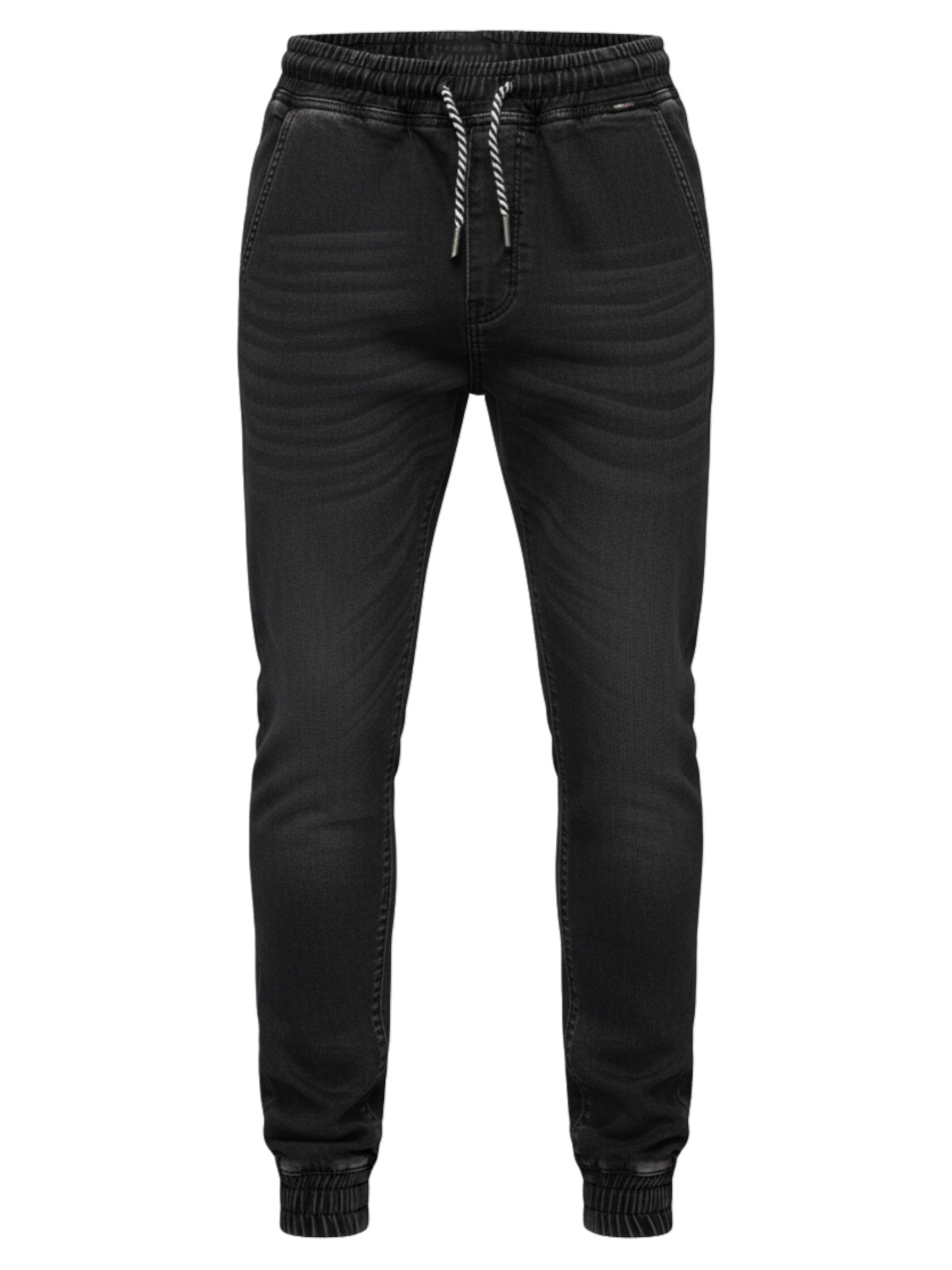 Ombre Regular Pants in Black: front