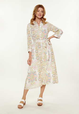Usha Shirt dress 'Fashion Look' in White