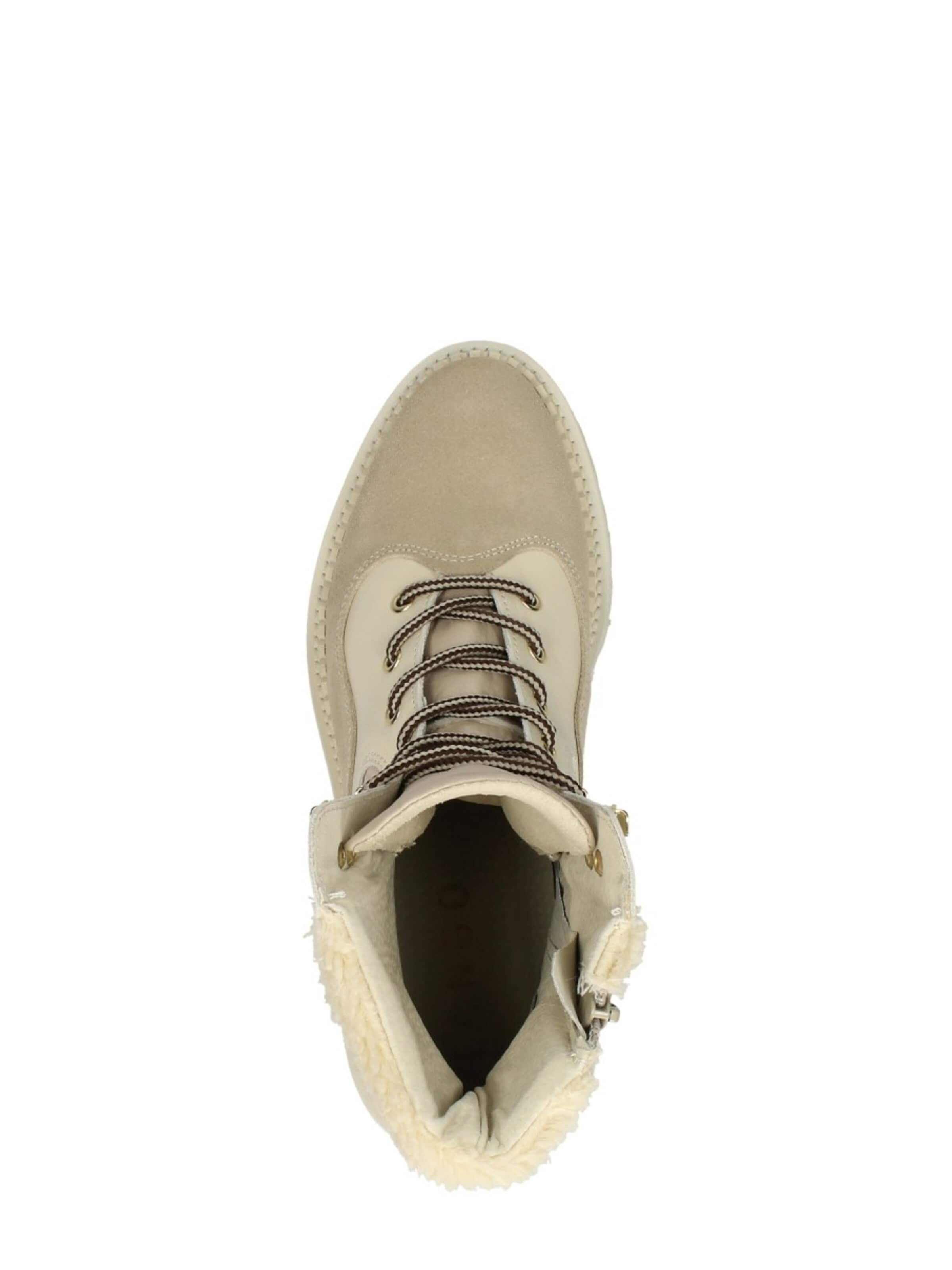 Tango Lace-Up Ankle Boots 'Bee Bold 61' in Beige