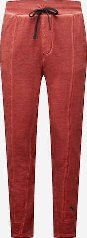 Pantalon de sport PUMA en rouge : devant