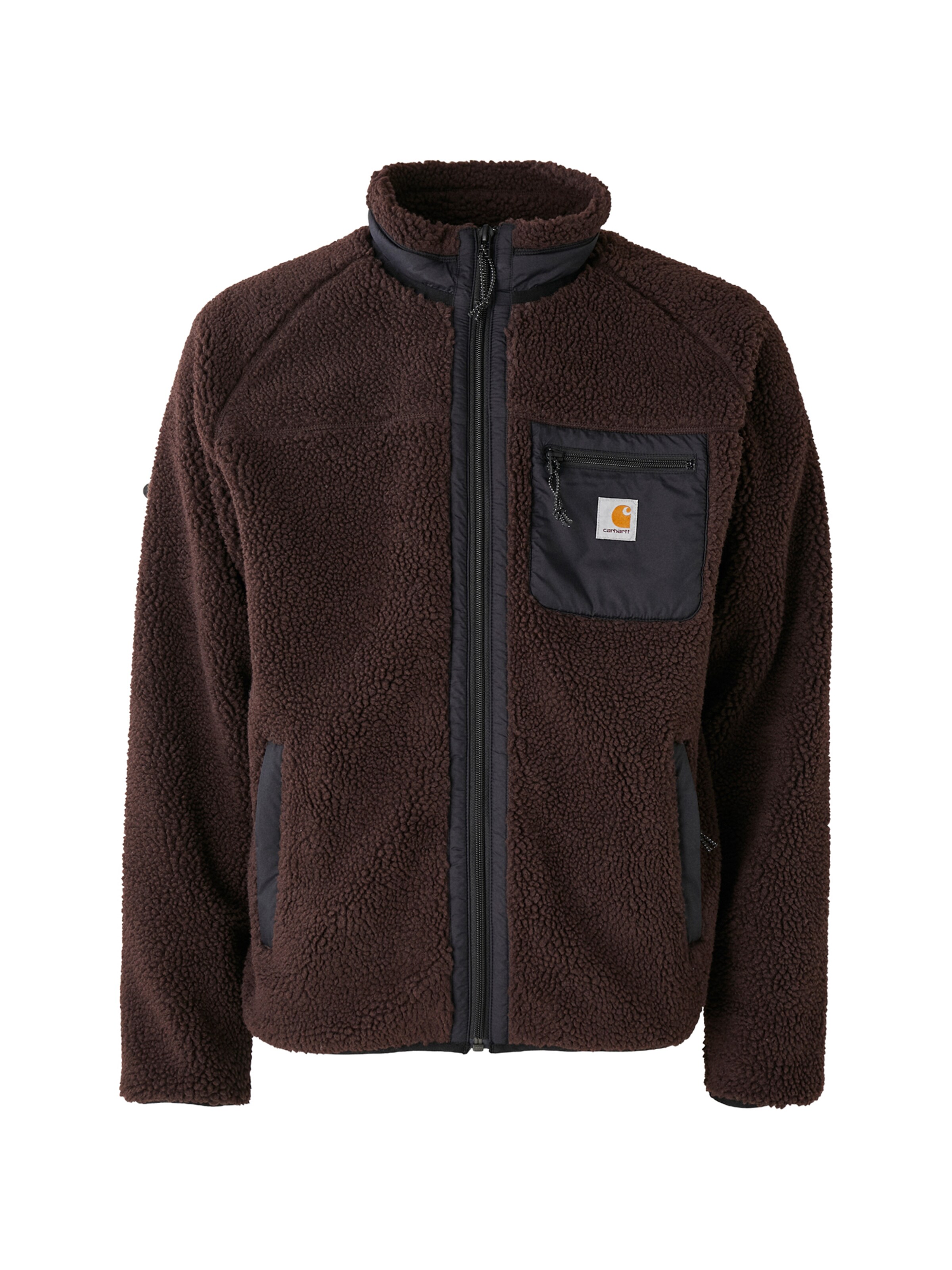 Carhartt WIP Флисовая куртка 'Prentis' в Коричневый: спереди