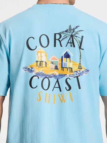 Tricou 'Finn Sketched Island' de la Shiwi pe albastru
