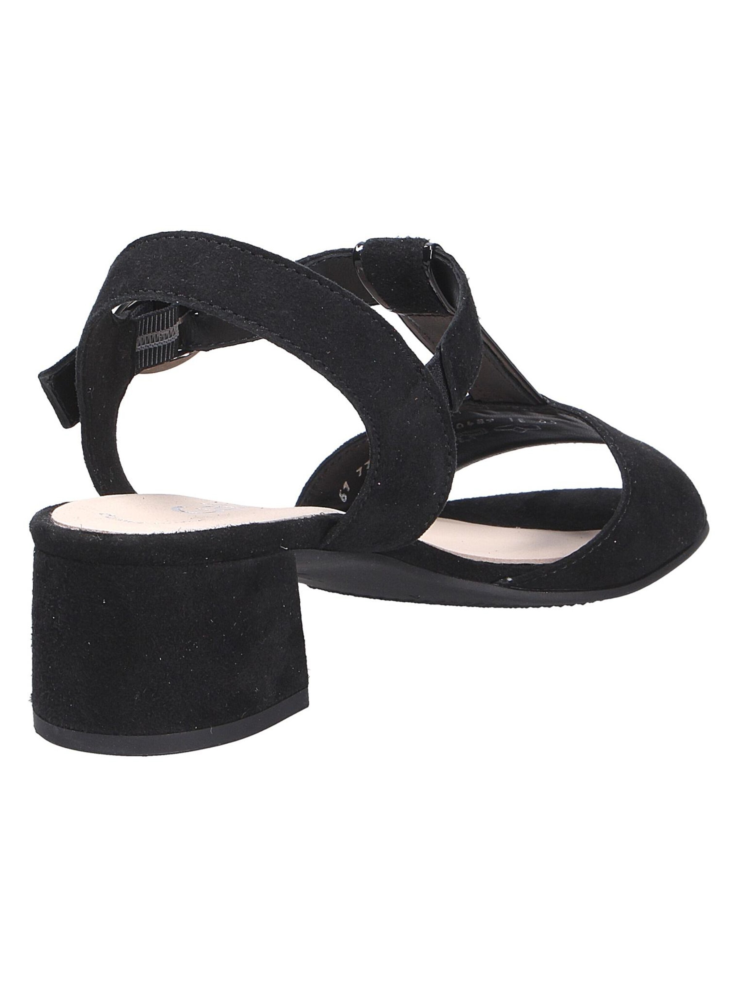 GABOR Strap Sandals in Black