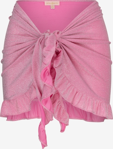 Moda Minx Пляжное полотенце 'Lumiere' в Ярко-розовый: спереди