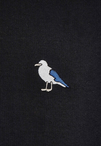 Cleptomanicx Sweatshirt 'Embro Gull' in Black