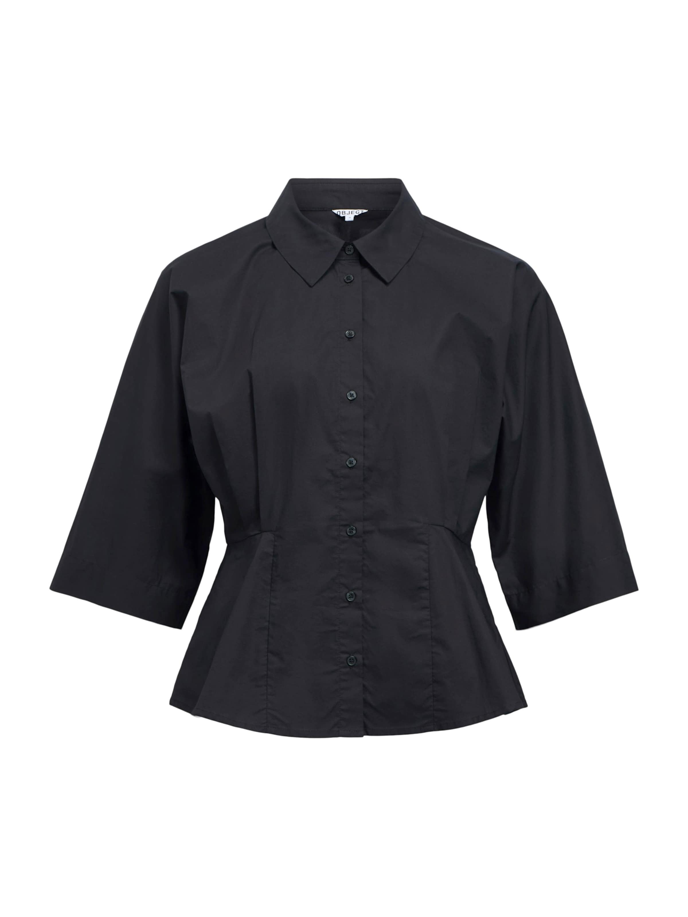 Camicia da donna 'OBJMerle Hope' di OBJECT in nero: frontale
