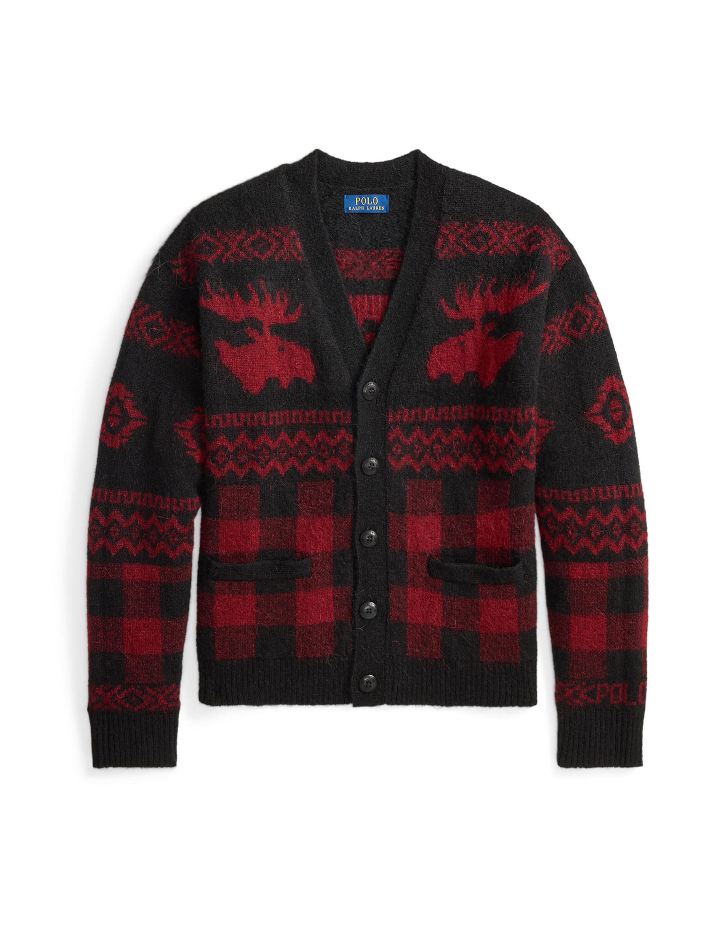 Polo Ralph Lauren Kampsun, värv must: eest vaates