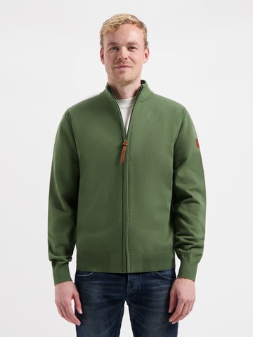 Vestes en maille 'Blake' MGO en vert : devant