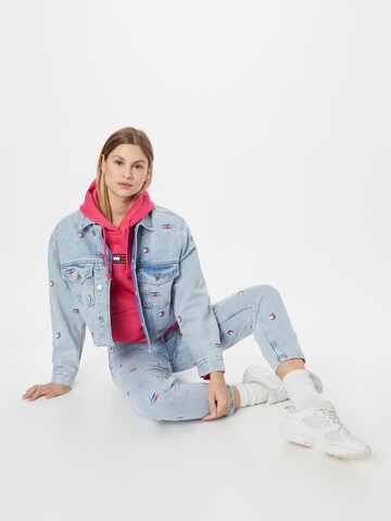 rožinė Tommy Jeans Megztinis be užsegimo