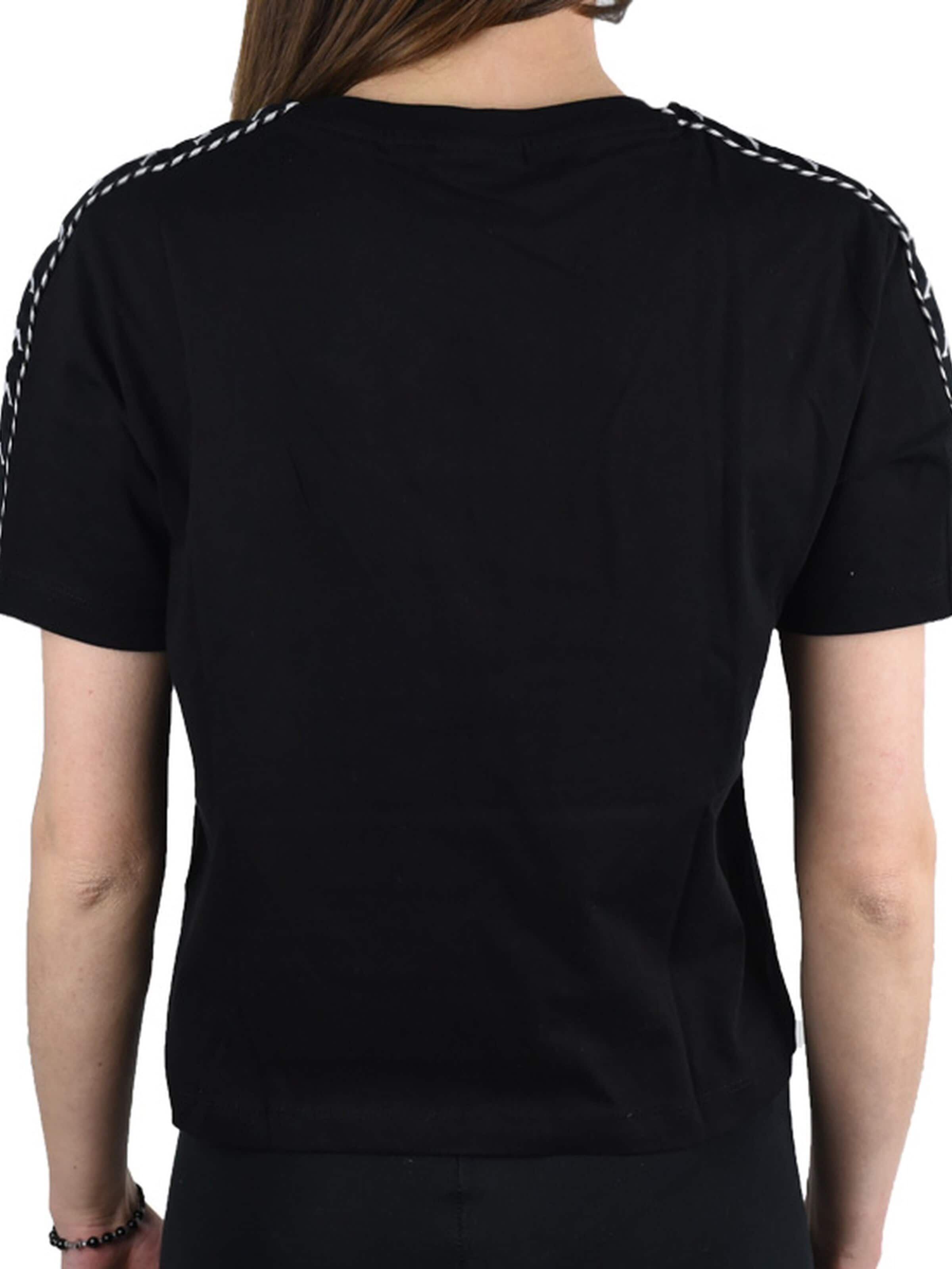 KAPPA Shirt 'Kappa Inula T-Shirt' in Zwart
