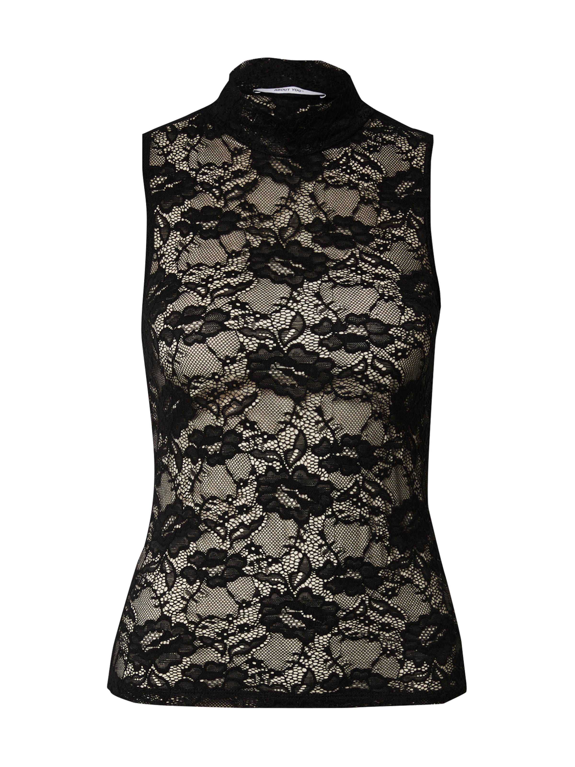 juoda ABOUT YOU Palaidinė be rankovių 'Clara': priekis